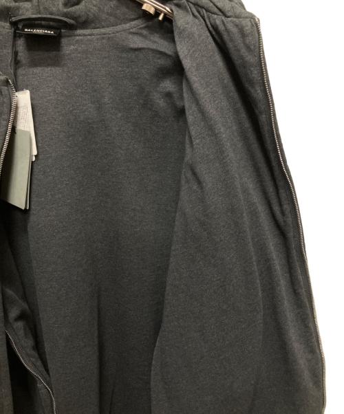 BALENCIAGA（バレンシアガ）BALENCIAGA (バレンシアガ) ジップアップ ライドインコグニート フーディー グレー サイズ:3の古着・服飾アイテム