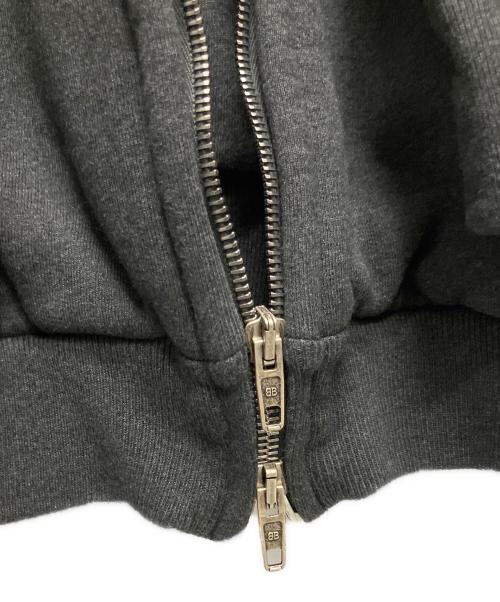 BALENCIAGA（バレンシアガ）BALENCIAGA (バレンシアガ) ジップアップ ライドインコグニート フーディー グレー サイズ:3の古着・服飾アイテム