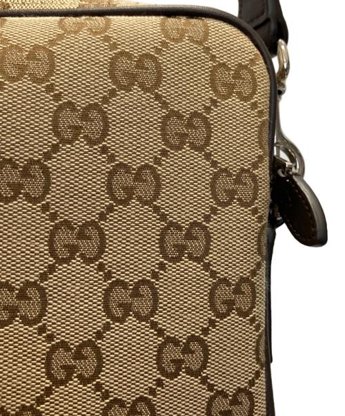 GUCCI（グッチ）GUCCI (グッチ) GGキャンバス　ショルダーバッグ　834802 キャラメル 未使用品の古着・服飾アイテム