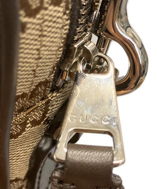 GUCCI（グッチ）GUCCI (グッチ) GGキャンバス　ショルダーバッグ　834802 キャラメル 未使用品の古着・服飾アイテム
