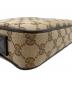 中古・古着 GUCCI (グッチ) GGキャンバス　ショルダーバッグ　834802 キャラメル 未使用品：140000円