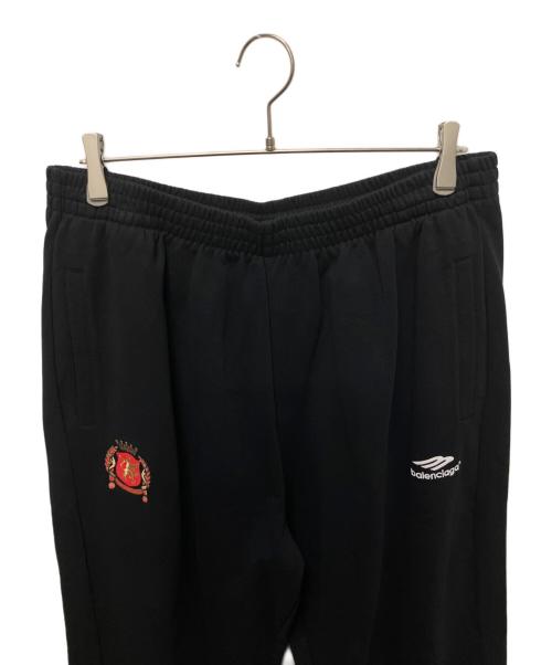 BALENCIAGA（バレンシアガ）BALENCIAGA (バレンシアガ) Paris Soccer(パリ・サッカー)スウェットパンツ ブラック サイズ:XLの古着・服飾アイテム