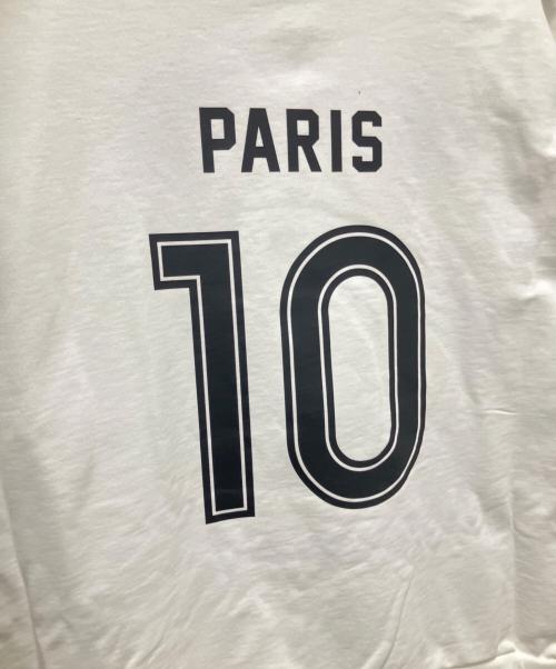 BALENCIAGA（バレンシアガ）BALENCIAGA (バレンシアガ) Paris Soccerフーデットスウェット ホワイト サイズ:Mの古着・服飾アイテム