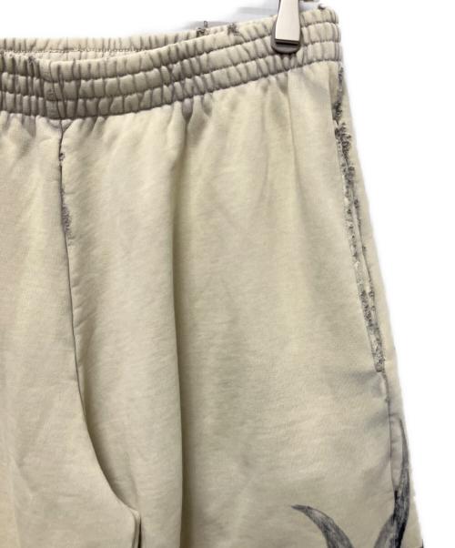 BALENCIAGA（バレンシアガ）BALENCIAGA (バレンシアガ) Y2K Baggy(ワイツーケー バギー)スウェットパンツ ベージュ×グレー サイズ:Mの古着・服飾アイテム