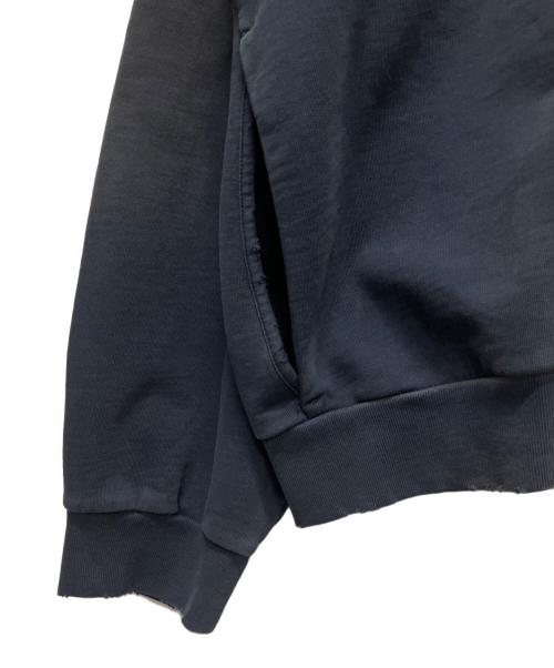 BALENCIAGA（バレンシアガ）BALENCIAGA (バレンシアガ) Tape Typeプルオーバーフーディ ネイビー サイズ:Lの古着・服飾アイテム