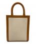 CELINE (セリーヌ) ミニバーティカルカバ　 ブラウン×ホワイト：120000円