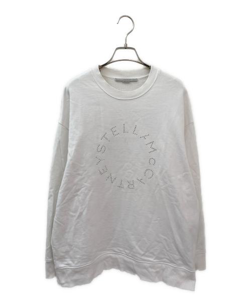 STELLA McCARTNEY（ステラマッカートニー）STELLA McCARTNEY (ステラマッカートニー) サーキュラーロゴスウェット ホワイト サイズ:XSの古着・服飾アイテム