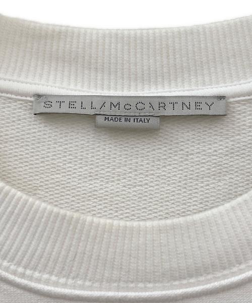 STELLA McCARTNEY（ステラマッカートニー）STELLA McCARTNEY (ステラマッカートニー) サーキュラーロゴスウェット ホワイト サイズ:XSの古着・服飾アイテム
