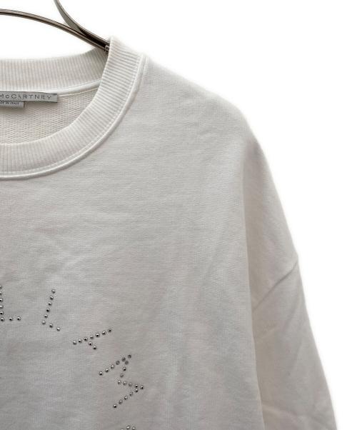 STELLA McCARTNEY（ステラマッカートニー）STELLA McCARTNEY (ステラマッカートニー) サーキュラーロゴスウェット ホワイト サイズ:XSの古着・服飾アイテム