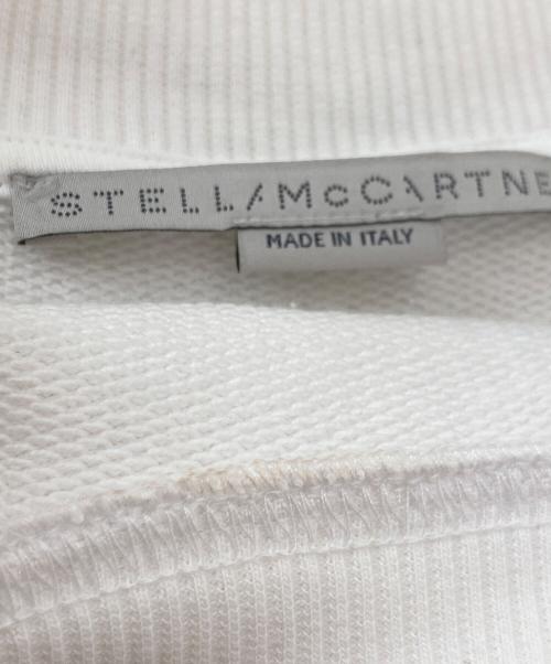 STELLA McCARTNEY（ステラマッカートニー）STELLA McCARTNEY (ステラマッカートニー) サーキュラーロゴスウェット ホワイト サイズ:XSの古着・服飾アイテム