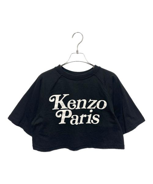 KENZO（ケンゾー）KENZO (ケンゾー) クロップドロゴTシャツ ブラック サイズ:XSの古着・服飾アイテム