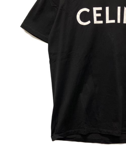 CELINE（セリーヌ）CELINE (セリーヌ)  CELINE ルーズ Tシャツ / コットンジャージー ブラック サイズ:XXSの古着・服飾アイテム