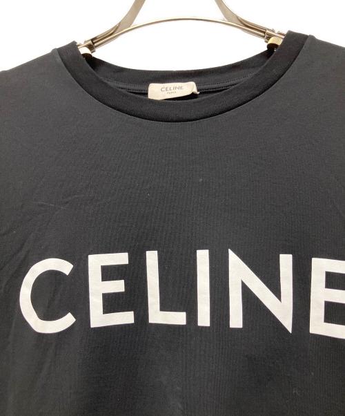CELINE（セリーヌ）CELINE (セリーヌ)  CELINE ルーズ Tシャツ / コットンジャージー ブラック サイズ:XXSの古着・服飾アイテム