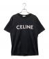CELINE（セリーヌ）の古着「 CELINE ルーズ Tシャツ / コットンジャージー」｜ブラック