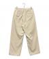 eL (エル) コーデュロイ タックワイドパンツ アイボリー サイズ:34：13000円
