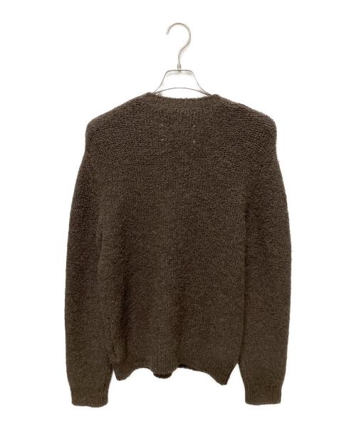 MARTIN MARGIELA（マルタン・マルジェラ）MARTIN MARGIELA (マルタン・マルジェラ) 08AW ここのえ期/アルパカ混リブニット ブラウン サイズ:Mの古着・服飾アイテム
