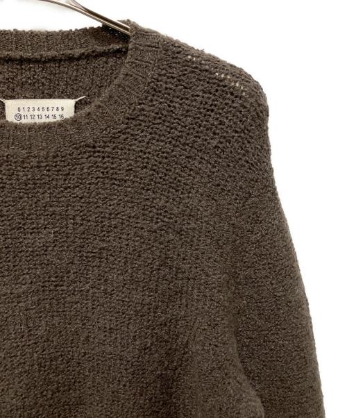 MARTIN MARGIELA（マルタン・マルジェラ）MARTIN MARGIELA (マルタン・マルジェラ) 08AW ここのえ期/アルパカ混リブニット ブラウン サイズ:Mの古着・服飾アイテム