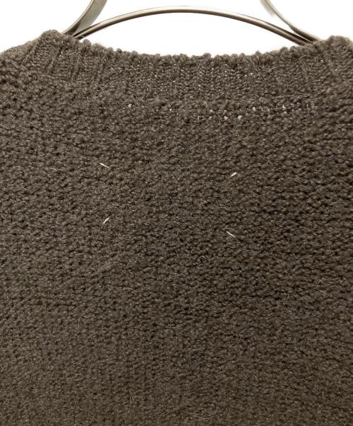 MARTIN MARGIELA（マルタン・マルジェラ）MARTIN MARGIELA (マルタン・マルジェラ) 08AW ここのえ期/アルパカ混リブニット ブラウン サイズ:Mの古着・服飾アイテム