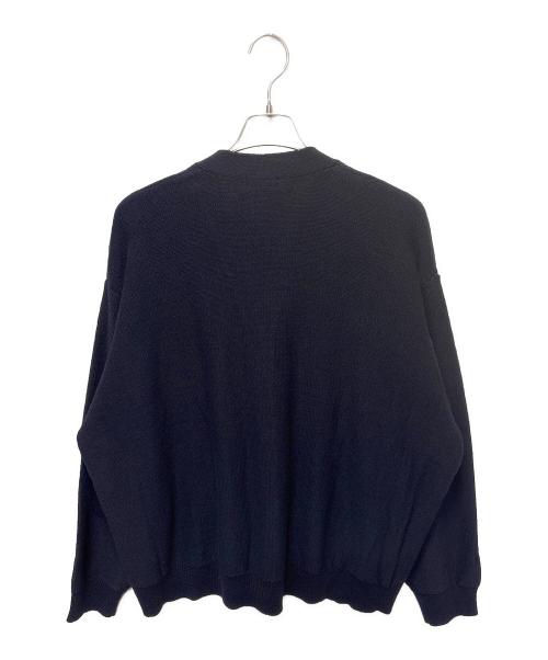 LAD MUSICIAN（ラッドミュージシャン）LAD MUSICIAN (ラッドミュージシャン) SEQUIN LEAF CARDIGAN/スパンコールデザインカーディガン ネイビー サイズ:44の古着・服飾アイテム