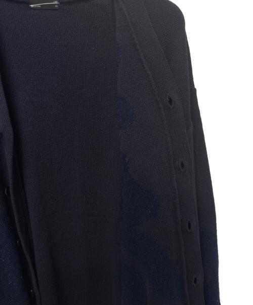 LAD MUSICIAN（ラッドミュージシャン）LAD MUSICIAN (ラッドミュージシャン) SEQUIN LEAF CARDIGAN/スパンコールデザインカーディガン ネイビー サイズ:44の古着・服飾アイテム