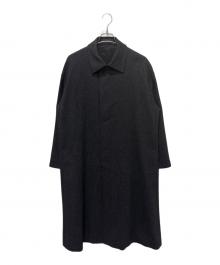 LAD MUSICIAN（ラッドミュージシャン）の古着「WOOL FLANNEL COAT　ウールフランネルコート」｜グレー
