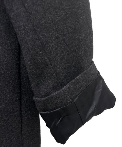 LAD MUSICIAN（ラッドミュージシャン）LAD MUSICIAN (ラッドミュージシャン) WOOL FLANNEL COAT　ウールフランネルコート グレー サイズ:42の古着・服飾アイテム