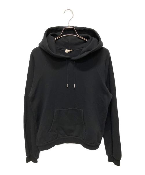 CELINE（セリーヌ）CELINE (セリーヌ) バックロゴプルオーバーパーカー ブラック サイズ:Lの古着・服飾アイテム