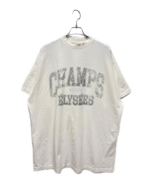 BALENCIAGA（バレンシアガ）BALENCIAGA (バレンシアガ) 25SS/半袖Tシャツ/CHAMPS オーバーサイズTシャツ ホワイト サイズ:3の古着・服飾アイテム