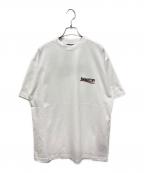 BALENCIAGAバレンシアガ）の古着「Political Campaign Large Fit Tシャツ/キャンペーンロゴtシャツ」｜ホワイト