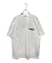 BALENCIAGA（バレンシアガ）の古着「Political Campaign Large Fit Tシャツ/キャンペーンロゴtシャツ」｜ホワイト