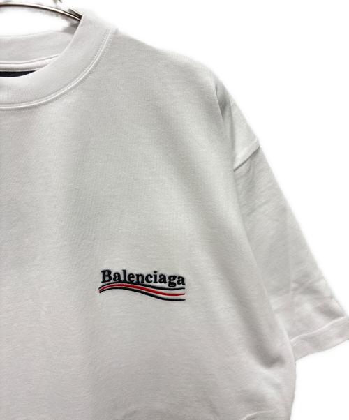BALENCIAGA（バレンシアガ）BALENCIAGA (バレンシアガ) Political Campaign Large Fit Tシャツ/キャンペーンロゴtシャツ ホワイト サイズ:XSの古着・服飾アイテム