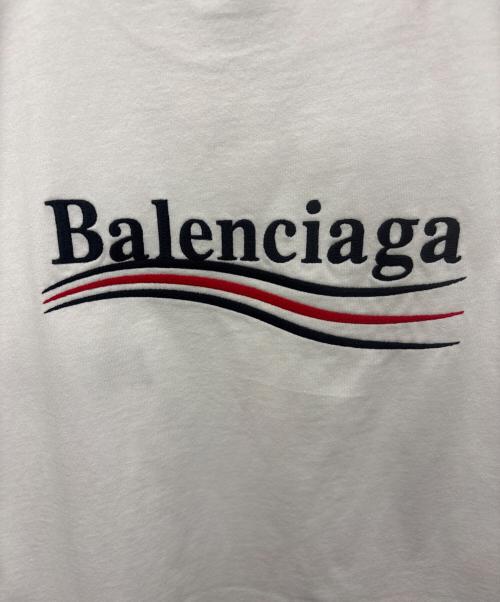 BALENCIAGA（バレンシアガ）BALENCIAGA (バレンシアガ) Political Campaign Large Fit Tシャツ/キャンペーンロゴtシャツ ホワイト サイズ:XSの古着・服飾アイテム