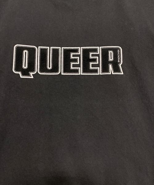 BALENCIAGA（バレンシアガ）BALENCIAGA (バレンシアガ) QUEER ロゴTシャツ ブラック サイズ:Sの古着・服飾アイテム