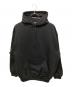 BALENCIAGA（バレンシアガ）の古着「バックロゴフーディ/コットンパーカー」｜ブラック