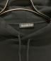 中古・古着 BALENCIAGA (バレンシアガ) バックロゴフーディ/コットンパーカー ブラック サイズ:S：54000円