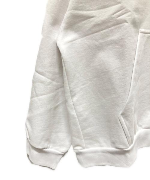 BALENCIAGA（バレンシアガ）BALENCIAGA (バレンシアガ) キャンペンロゴフーディ/コットンパーカー/ホワイト ホワイト サイズ:Lの古着・服飾アイテム