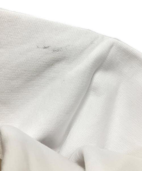 BALENCIAGA（バレンシアガ）BALENCIAGA (バレンシアガ) キャンペンロゴフーディ/コットンパーカー/ホワイト ホワイト サイズ:Lの古着・服飾アイテム