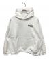 BALENCIAGA（バレンシアガ）の古着「キャンペンロゴフーディ/コットンパーカー/ホワイト」｜ホワイト