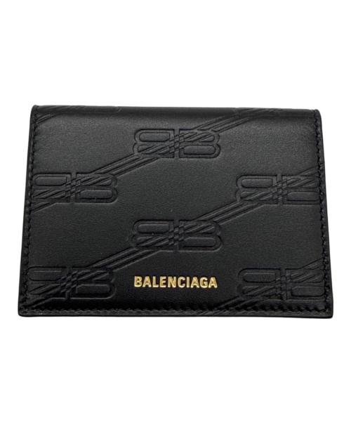 BALENCIAGA（バレンシアガ）BALENCIAGA (バレンシアガ) コンパクトウォレット　717790 ブラックの古着・服飾アイテム
