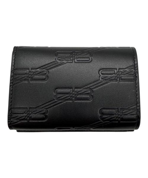 BALENCIAGA（バレンシアガ）BALENCIAGA (バレンシアガ) コンパクトウォレット　717790 ブラックの古着・服飾アイテム