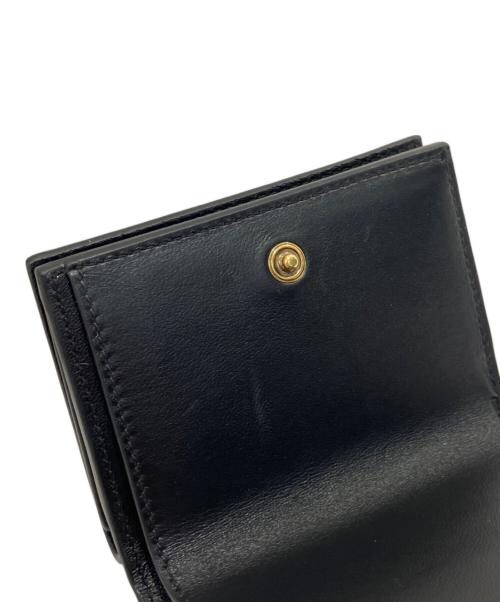 BALENCIAGA（バレンシアガ）BALENCIAGA (バレンシアガ) コンパクトウォレット　717790 ブラックの古着・服飾アイテム