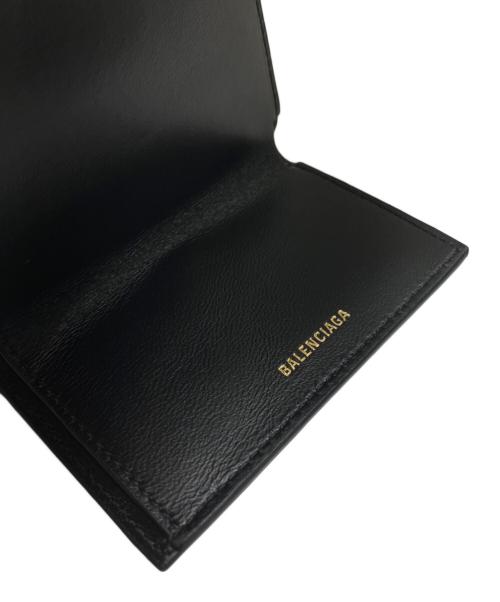 BALENCIAGA（バレンシアガ）BALENCIAGA (バレンシアガ) コンパクトウォレット　717790 ブラックの古着・服飾アイテム