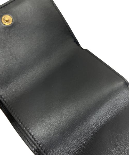 BALENCIAGA（バレンシアガ）BALENCIAGA (バレンシアガ) コンパクトウォレット　717790 ブラックの古着・服飾アイテム