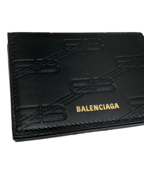 BALENCIAGA（バレンシアガ）BALENCIAGA (バレンシアガ) コンパクトウォレット　717790 ブラックの古着・服飾アイテム