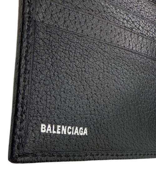BALENCIAGA（バレンシアガ）BALENCIAGA (バレンシアガ) GUCCI (グッチ) 2つ折り財布　ザ ハッカープロジェクト ブラック 未使用品の古着・服飾アイテム