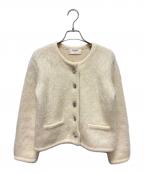 CELINEセリーヌ）の古着「ブラッシュドモヘアカーディガン」｜アイボリー