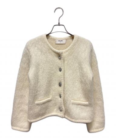 中古・古着通販】CELINE (セリーヌ) ブラッシュドモヘアカーディガン