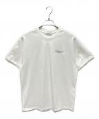 GIVENCHYジバンシィ）の古着「26SS ロゴ スタンプ プリント 半袖 コットン T」｜ホワイト