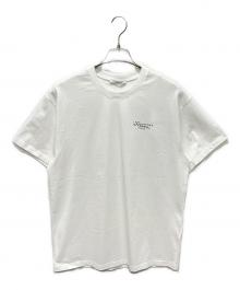 GIVENCHY（ジバンシィ）の古着「26SS ロゴ スタンプ プリント 半袖 コットン T」｜ホワイト