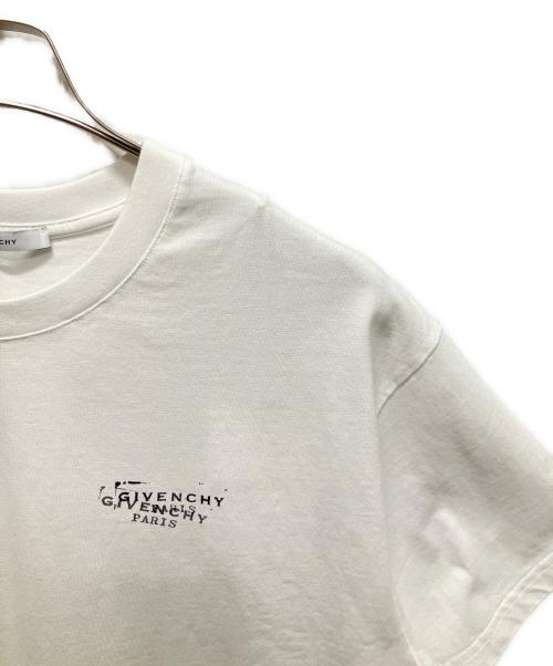 GIVENCHY（ジバンシィ）GIVENCHY (ジバンシィ) 26SS ロゴ スタンプ プリント 半袖 コットン T ホワイト サイズ:Mの古着・服飾アイテム